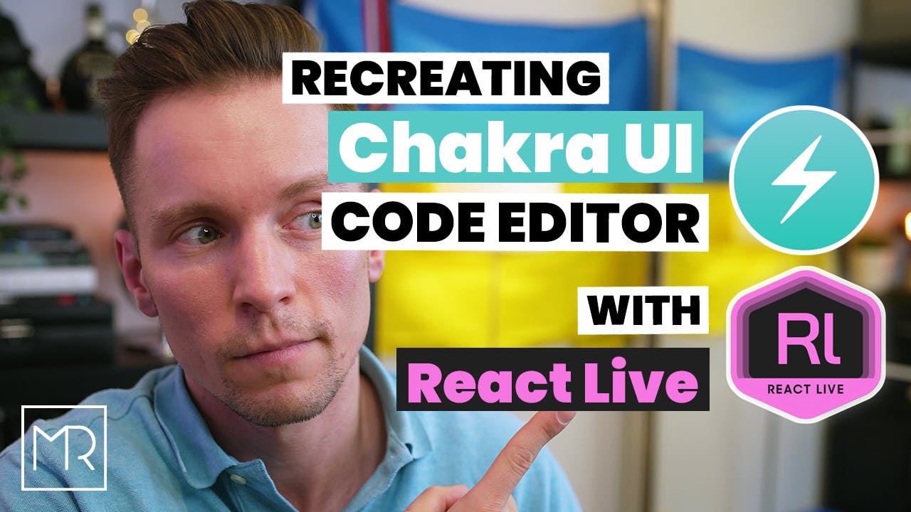 Recreating code editor from Chakra UI docs using React Live and TailwindCSS